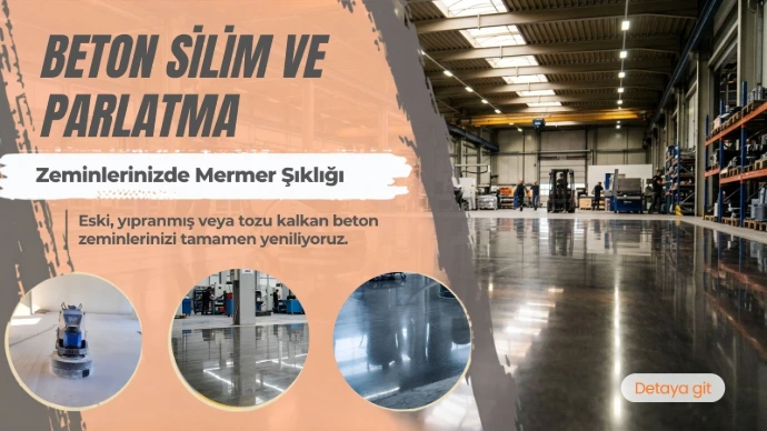 beton silim parlatma